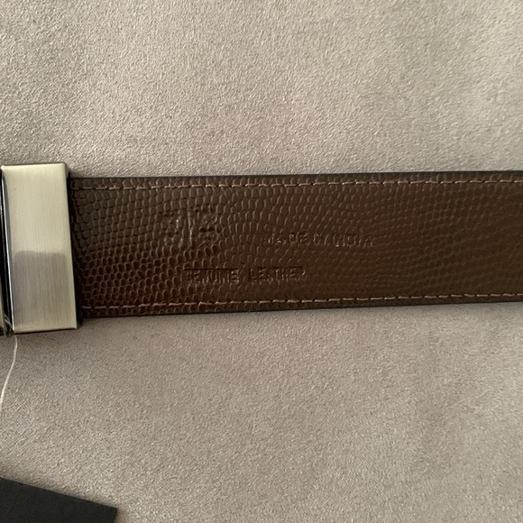 Yeti NWB Reversible Lizard/Snakeskin Leather Belt - Picture 11 of 13